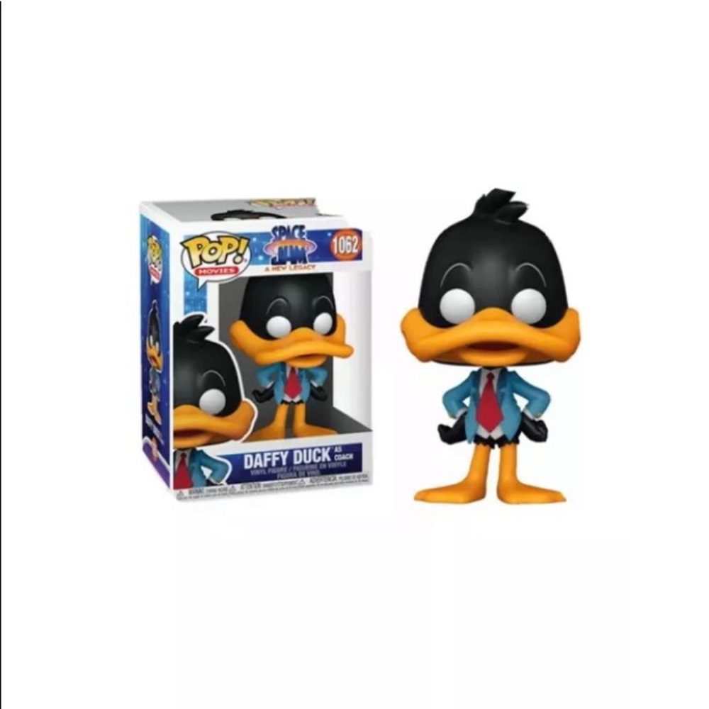Funko Pop Space Jam A New Legacy Movie Daffy Duck as Coach Vinyl Figure #1062
